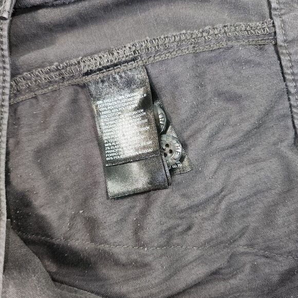 The North Face Mens Cargo Shorts Long 40x 11.5" Gray Button Down Pockets - Picture 9 of 10